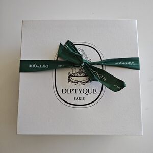 Diptyque Gift Box with Green Ribbon *EMPTY BOX*
